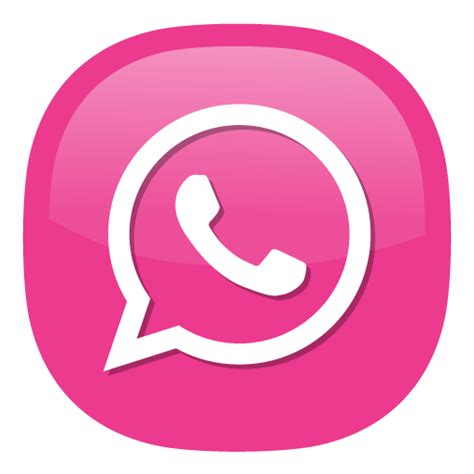 Logo Whatsapp Rosa Fondo Transparente Imagesee