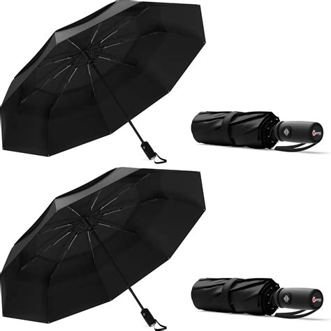 Repel Umbrella The Original Portable Travel Umbrellas For Rain Windproof Strong
