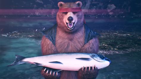 Kuma Proposes To Panda And Smacks Her With Salmon In New Tekken 8 Trailer