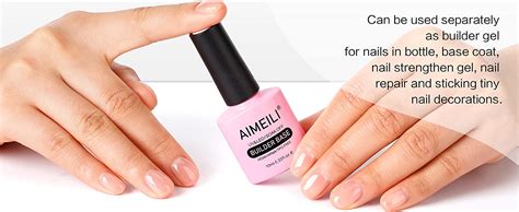 Aimeili In Builder Base And No Wipe Top Coat Strengthening Gel