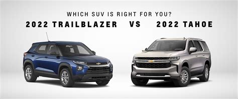 2022 Trailblazer Vs 2022 Tahoe Which Suv Is Right For You