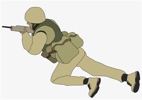 Soldier Clipart German Soldier - Cartoon Soldier With Gun ...