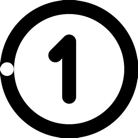 Number Circle Download Free Icon