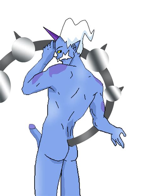 rule 34 anthro ass blackrose color male male only nude penis pokemon solo standing tagme