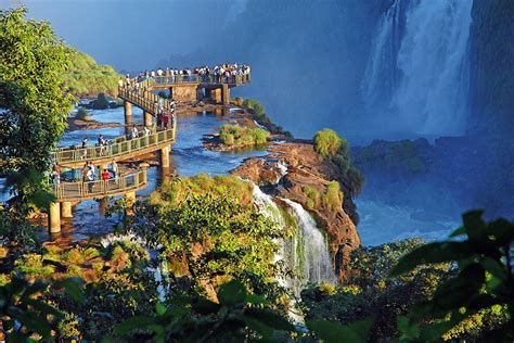Beautiful Views Of Waterfalls From 14 Bridges Around The World Photos