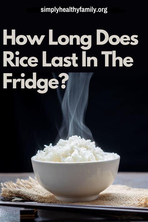 Although occasionally symptoms show up right away, some types of poison can take months to cause any damage. How long does rice last in the fridge? This is a very ...