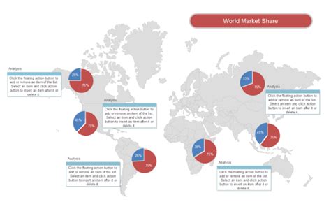 Market Share World Map Examples And Templates