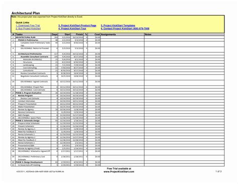 Construction Spreadsheet Templates Free Inside Project Management Excel