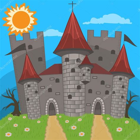 Desenho De Um Castelo Medieval