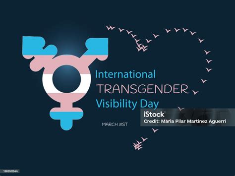 International Transgender Visibility Day Stock Illustration Download