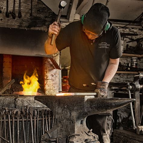 Blacksmith Forging At West Country Blacksmith West Country Blacksmiths