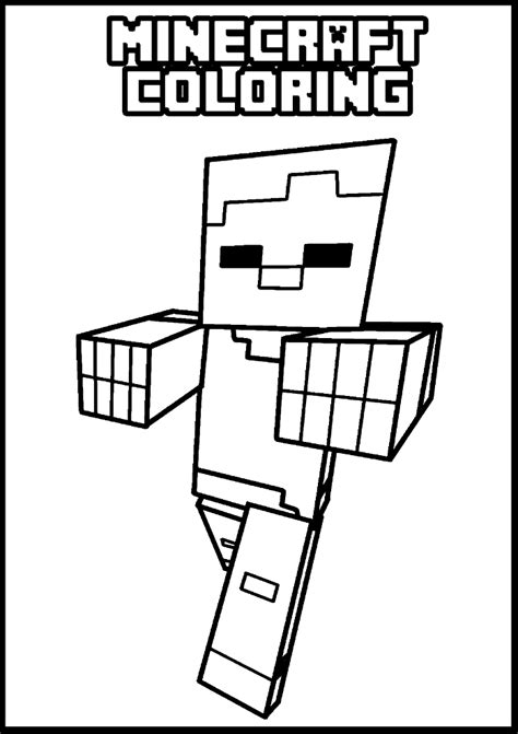 Minecraft 16 Printable Coloring Pages