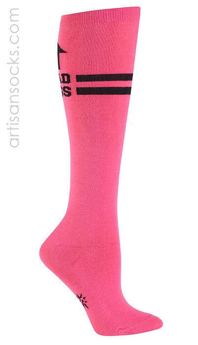 Pink Bad Ass Socks Sock It To Me Bad Ass Knee High Socks