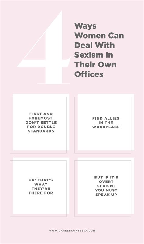 How To Deal With Sexism In The Workplace Career Contessa