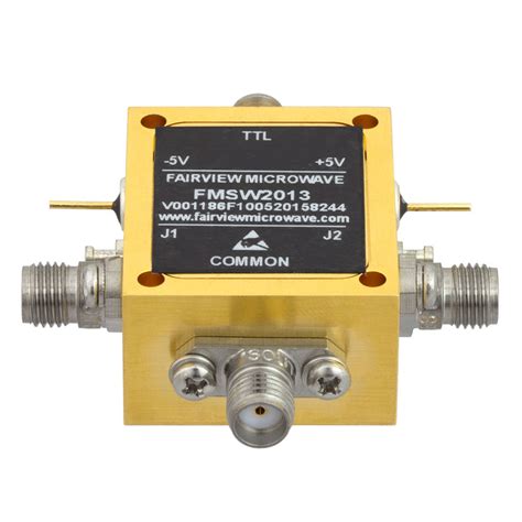 High Power 292mm Pin Diode Switch Spdt From 70 Mhz To 40 Ghz Rated At