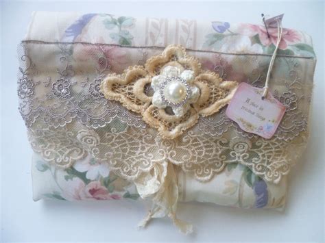 Shabby Chic Doubled Lace Edged Jewellery Purse Purses And Bags Lace