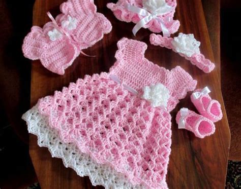 Crochet Baby Dress Set Pattern Free Crochet Pattern Crochet Baby