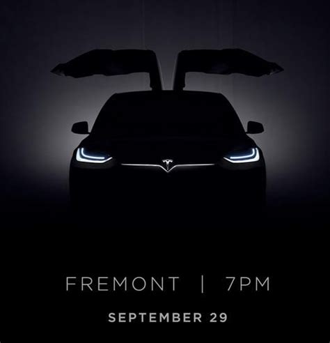 Tesla Sends Out Invites For Sept 29 Model X Launch Tesla Tesla