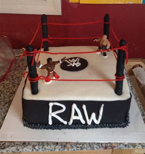 Wwe Wrestling Ring Cake Decorated Cake By Tianas Tasty Cakesdecor