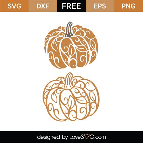 Pumpkins SVG Cut File - Lovesvg.com