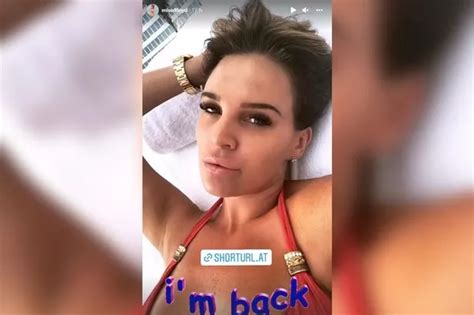 Danielle Lloyd Returns To Only Fans Three Weeks After Giving Birth Liverpool Echo