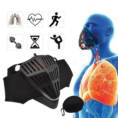 Running Fitness Mask For Workout Training Oxygen High Altitude 6 Levels