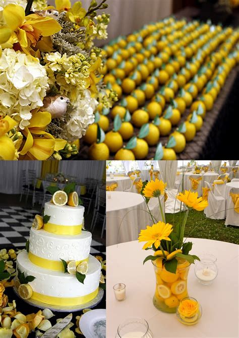 Decorating with lemons is one of the hottest home decor trends going on right now. Dotty About...: Dotty About...Lemons at weddings