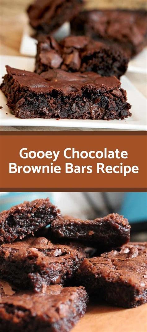 Gooey Chocolate Brownie Bars Recipe Grandma Lindas Recipes