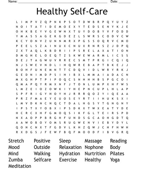 Printable Daily Self Care Checklist Printable Word Searches Vrogue Co