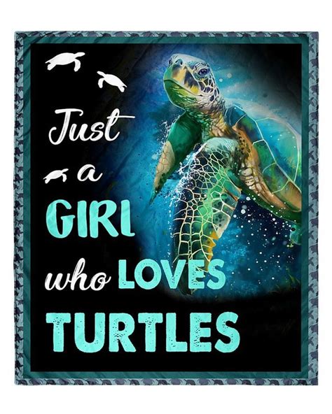 Limited Edition Just A Girl Who Loves Turtles Thhtr23042022 Be Luxury In 2020 Micro Fleece