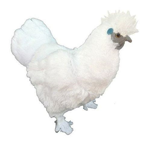 Adore 12 Standing Puffy The Silkie Chicken Plush Stuffed Animal Toy