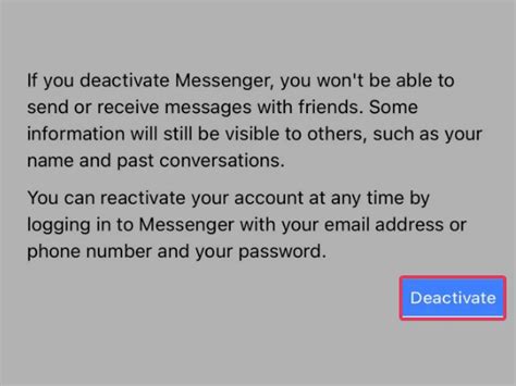 How To Deactivate Or Delete Facebook Messenger All Steps