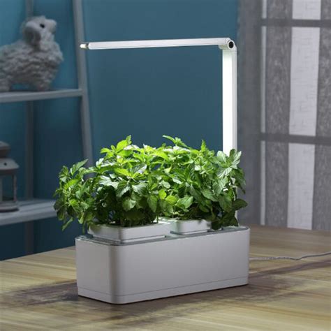 Smart Hydroponics Indoor Herb Garden Kit Mini Plant Grow Led Light