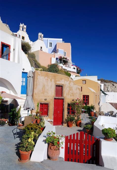 Oia Village Santorini Greece Stock Image Image Of Romantic Island