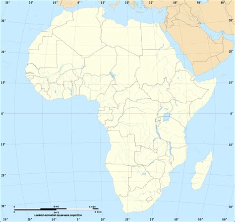 Fileafrica Map Blanksvg Wikimedia Commons Labeled And Unlabeled