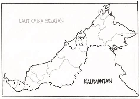 Malaysia is a country in southeast asia. PENCINTA GEOGRAFI: peta kosong sarawak
