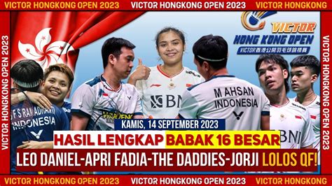 Hasil Hongkong Open Babak Besar Day Wakil Lolos