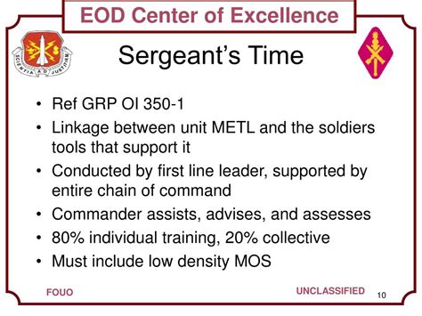 Sergeants Time Training Worksheet