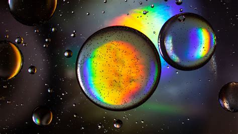 Download Wallpaper 2560x1440 Bubbles Round Macro Multicolored