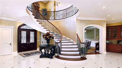 Interior Staircase Design In Main Hall For Duplex House See