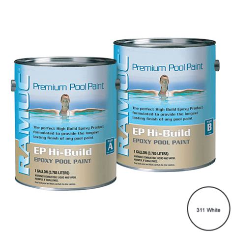 Ramuc Ep Hi Build Epoxy Swimming Pool Paint 2 Gallon Kit