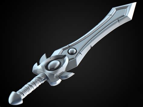 Artstation High Poly League Of Legends Weapons Game Assets
