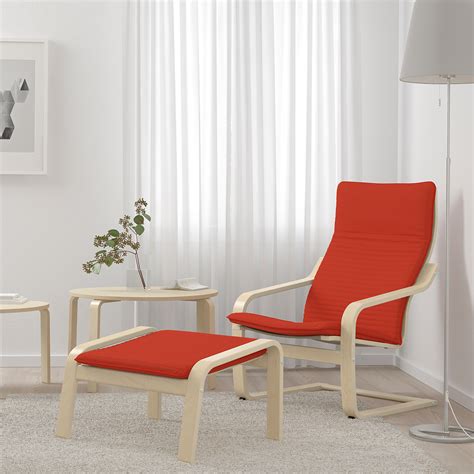That's why we created a miniature children's version of our beloved poäng armchair. POÄNG Armchair - birch veneer/Knisa red/orange - IKEA