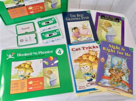 Hooked On Phonics Level 4 And 5 Learn To Read Homeschool Books Tapes Flashcards Ebay