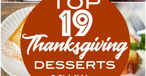 top 19 thanksgiving desserts plain chicken®
