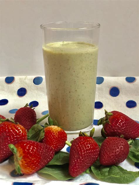 Strawberry Spinach Smoothie Season Generously