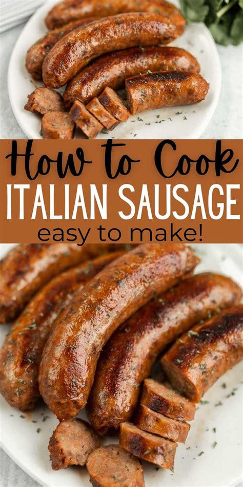 How To Cook Italian Sausage Eating On A Dime