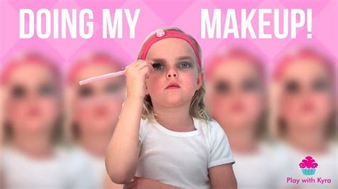 Kid Does Her Own Makeup Youtube