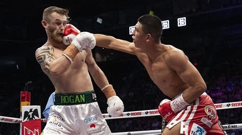 Tim tszyu hosts dennis hogan in a middleweight game, certain to entertain all boxing fans. Jaime Munguía retuvo el campeonato Superwelter OMB contra ...