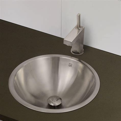 Bathroom furniture in account grey. DECOLAV Simply Stainless Drop-In Bathroom Sink in Brushed ...